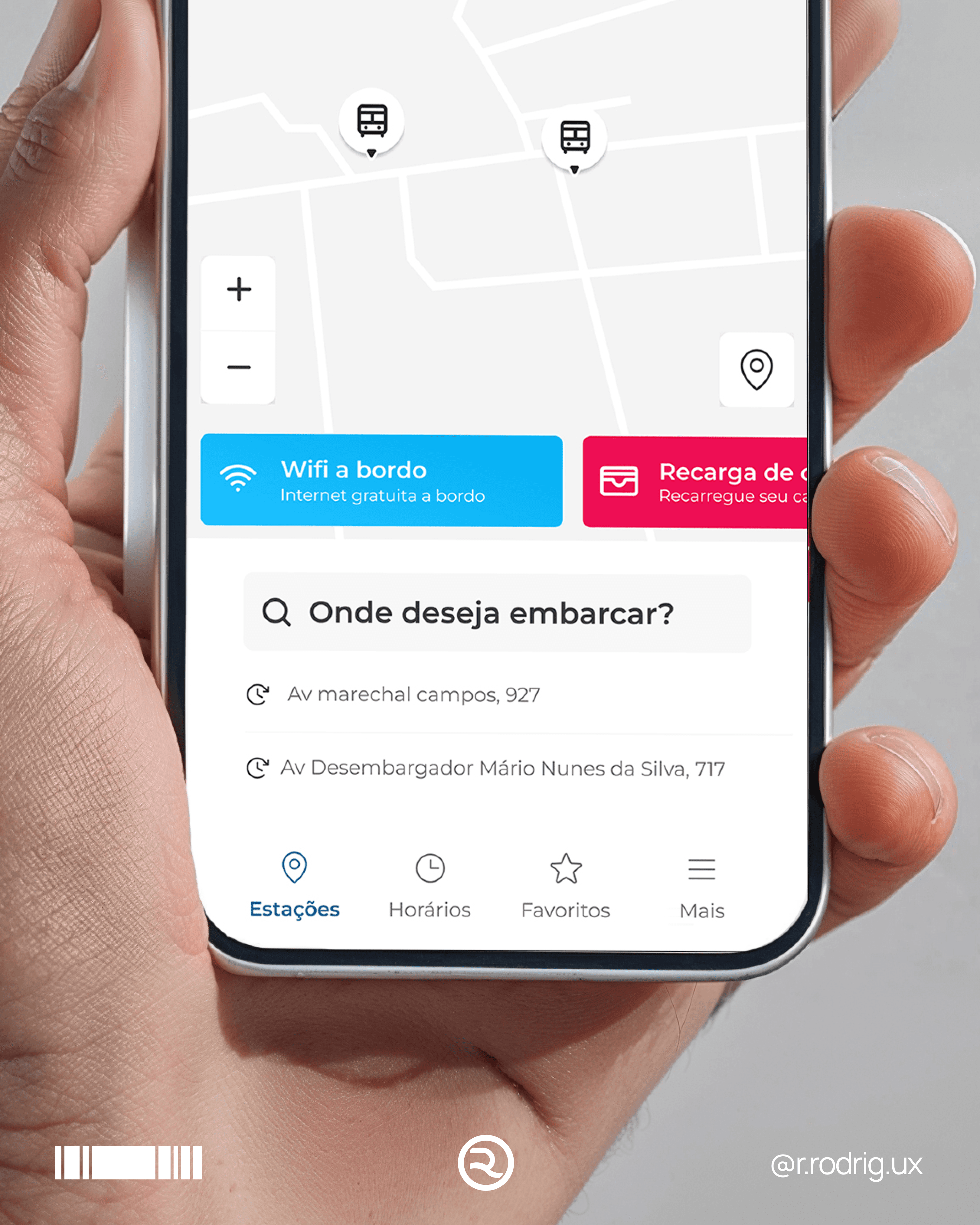 Onibus GV — redesign do app de mobilidade urbana