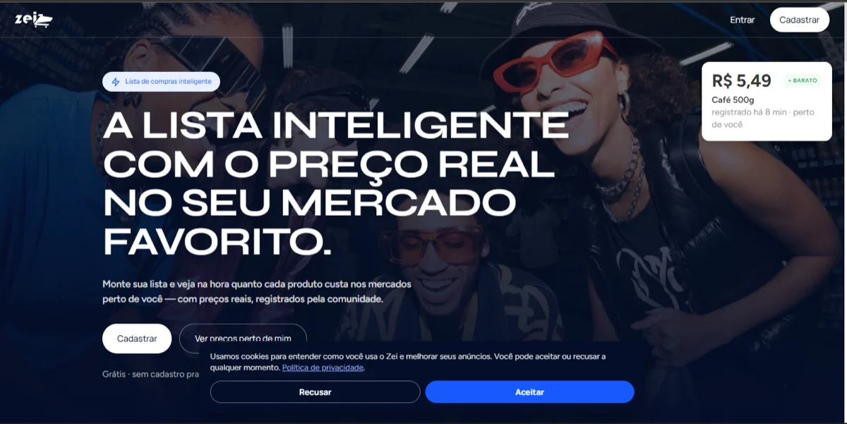 Zei — pesquisa de mercado