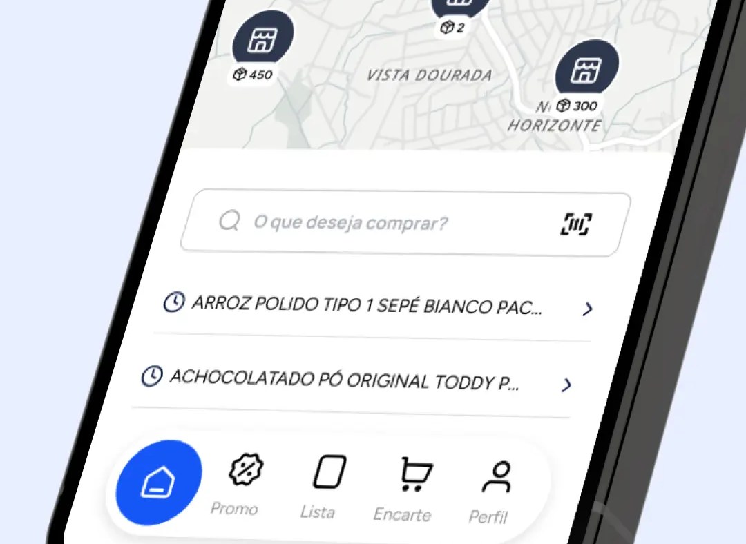 Zei em um smartphone